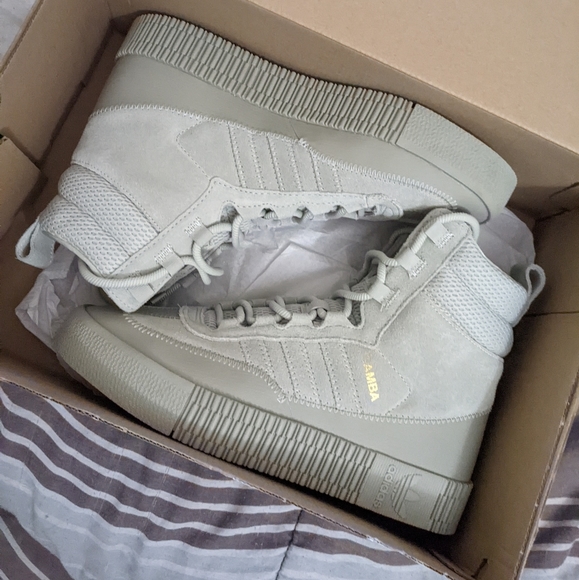 adidas | Shoes | Adidas Samba Boot Pale Green Size 8 Comes With Box Brand  New | Poshmark